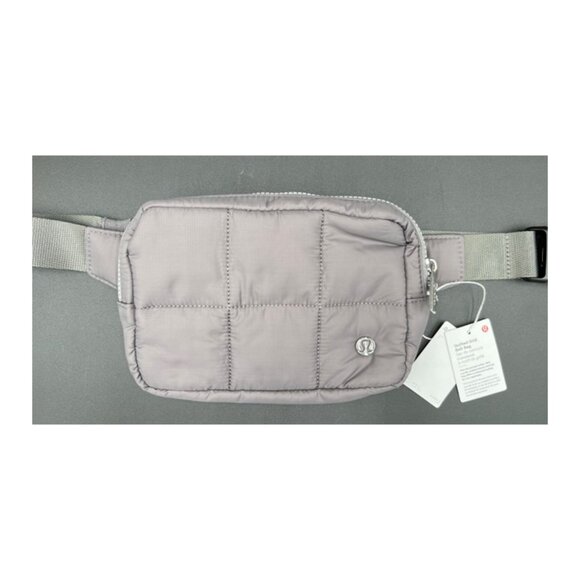 NWT-Lululemon Quilted Grid Belt Bag - 1.5L - Sage Gray - Picture 6 of 13